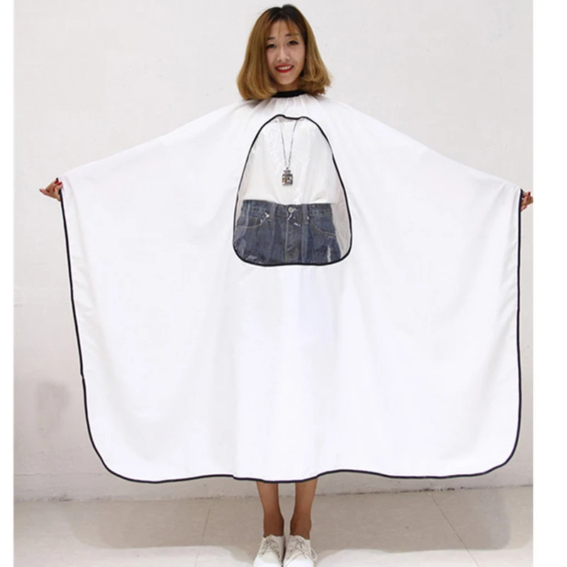 

Boli Professional Salon Barber Cape Hairdresser Hair Cutting Gown Cape with Viewing Window Apron Waterproof Clothes Hair Styling