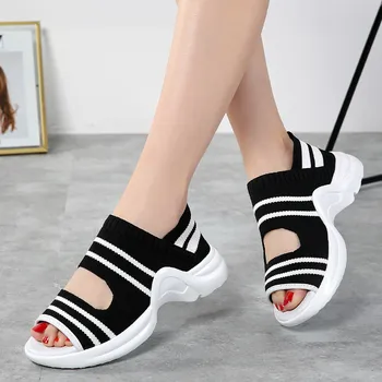 

Women Sandals New Summer Fashion Casual Platform Shoes Outdoor Breathable Wedges Flats Walking Fashion Shoes Women Sandals 2020