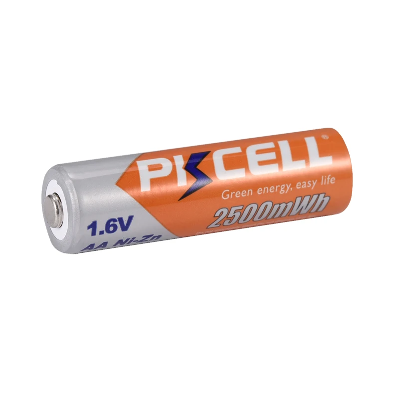 2 шт. аккумуляторная батарея PKCELL aa NIZHI nizhi AA 2500mWh nizn 1 6 в прозрачный чехол для