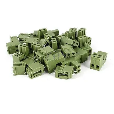 

20 Pcs 2Pin 5.08mm Spacing PCB Screw Terminal Block Connector 300V 10A AWG12-24