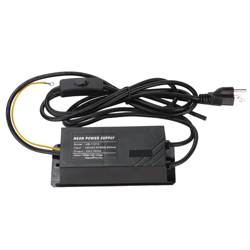 10 кВ 120 В неоновый светильник трансформатор для неоновой вывески блок питания пивной бар неоновые вывески США штекер