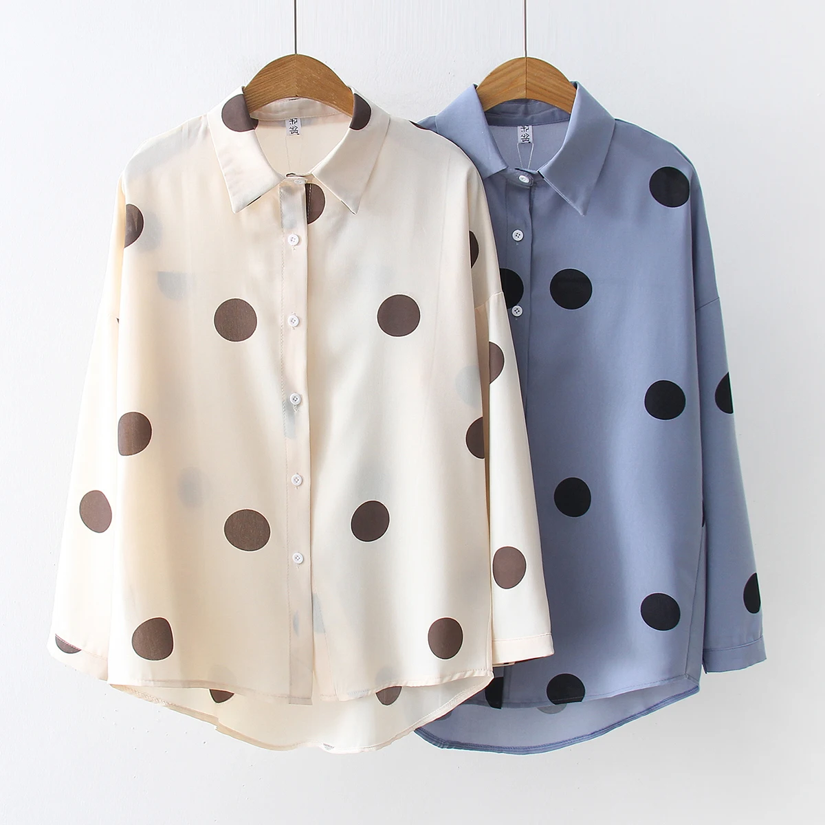 Blusas Mujer De Moda Весна Осень Новые корейские женские блузки и топы с оборками с длинным рукавом обычные женские рубашки 6715 50
