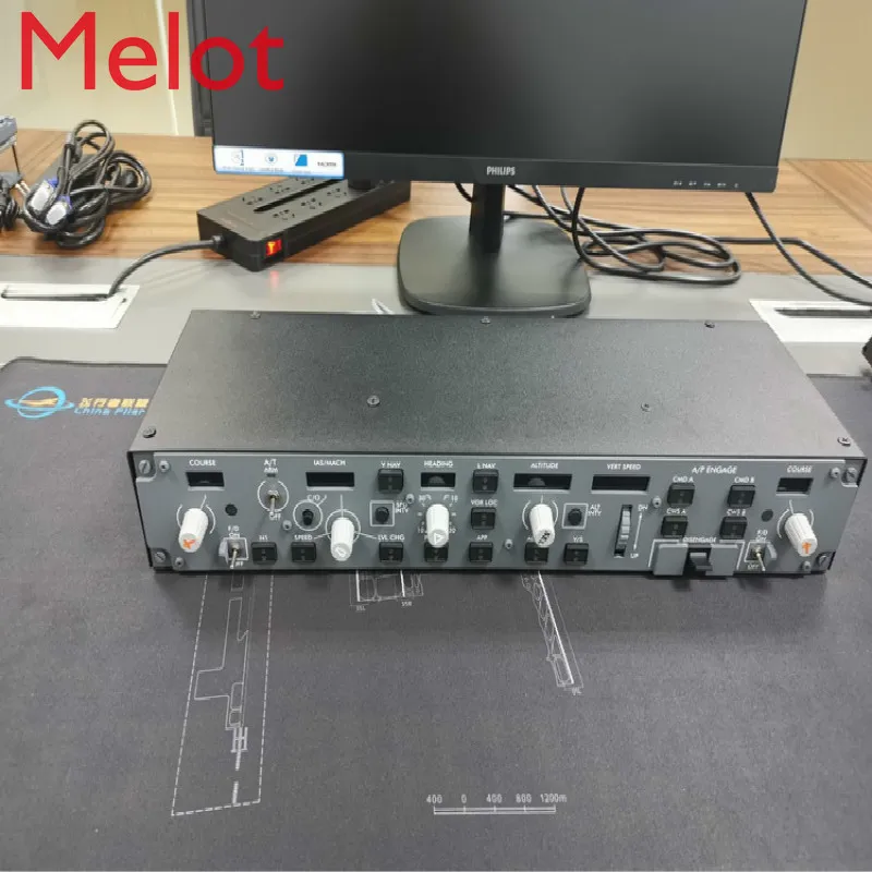 

for Wave Sound 737NG MCP Automatic Driving Panel Simulator Aircraft Simulation Cabin for Microsoft Flight Controller Panel