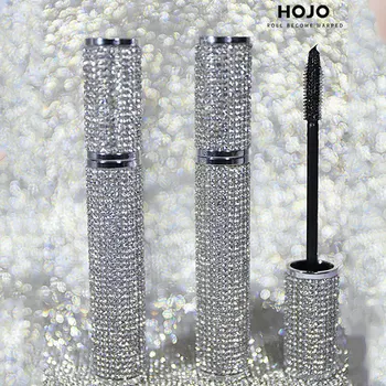 

2019 Mascara Waterproof Eyelash Makeup Fiber Lash Lengthening Shiny Rhinestone Cover