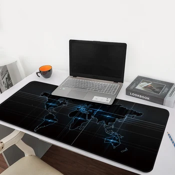 

Hot Sell Extra Large Mouse Pad Old World Map Gaming Mousepad Anti-slip Natural Rubber with Locking Edge Gaming Mouse Mat