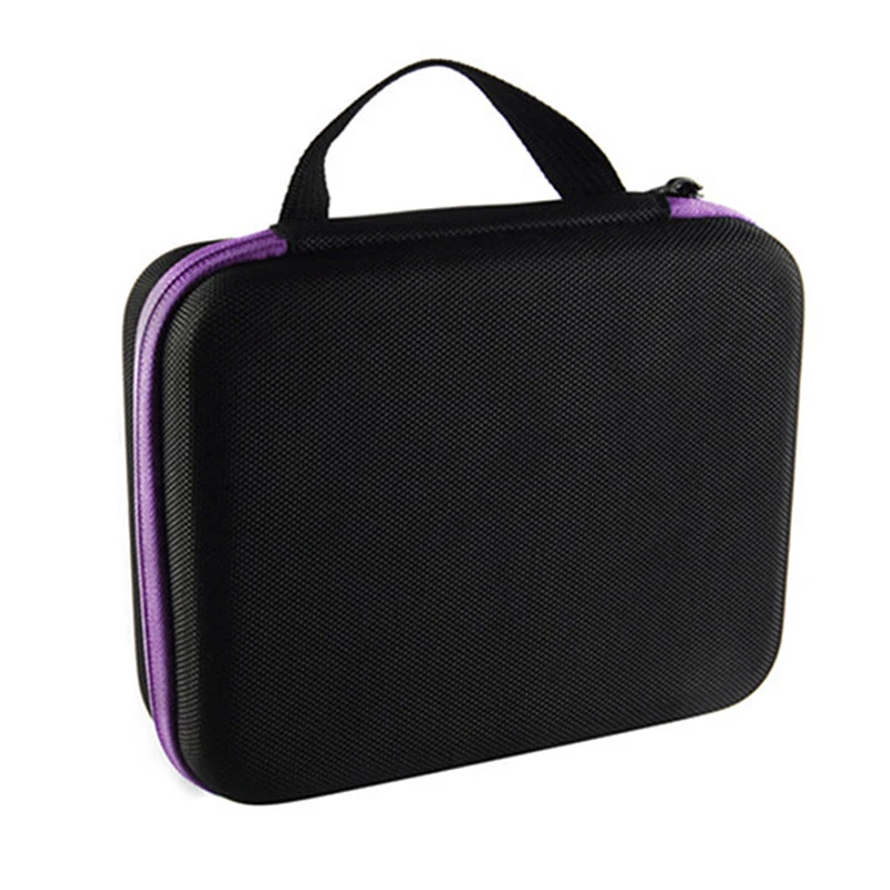 Purple 1 шт. 30 бутылок эфирное масло чехол 5~ 15 мл держатель для хранения ароматерапия сумочка - Цвет: Purple
