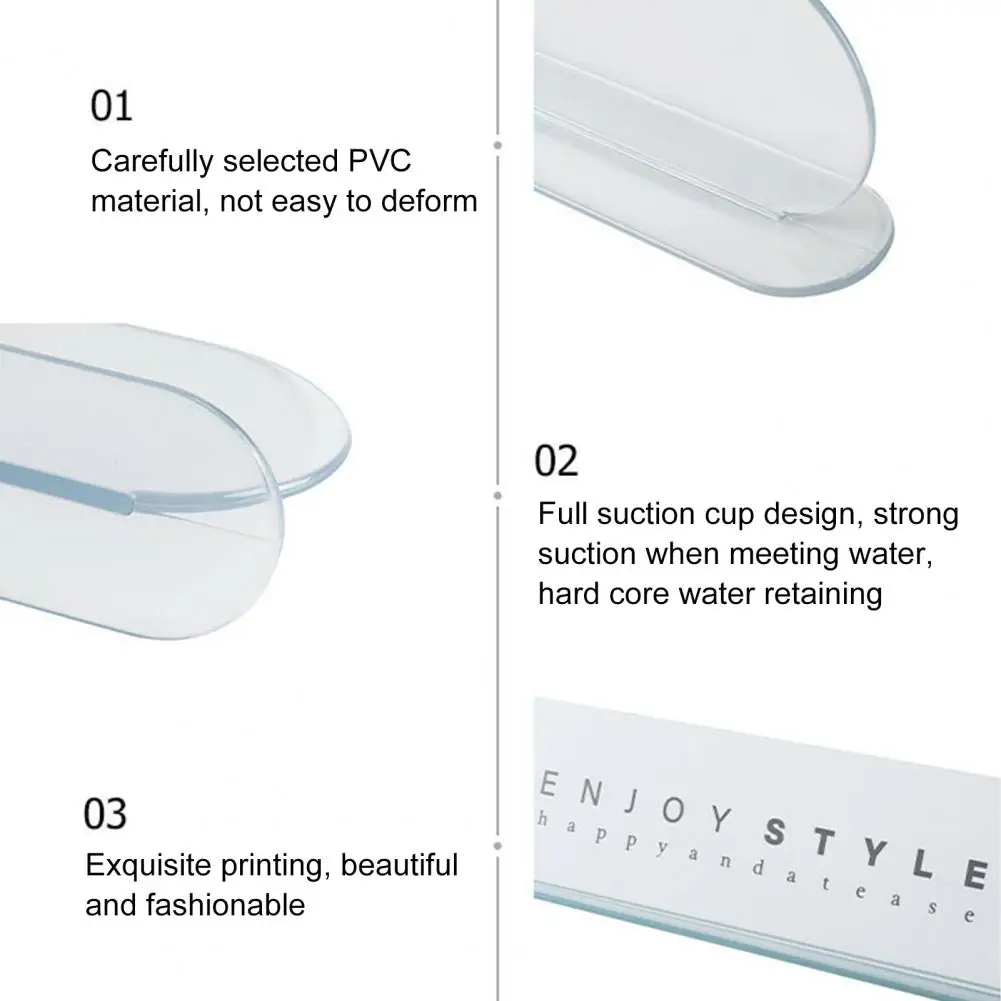 Sink Water Splash Guard TPR Waterproof Screen Dish Fruit Washing Board Washing Water Barrier with Sucker Specialty Kitchen Gadg