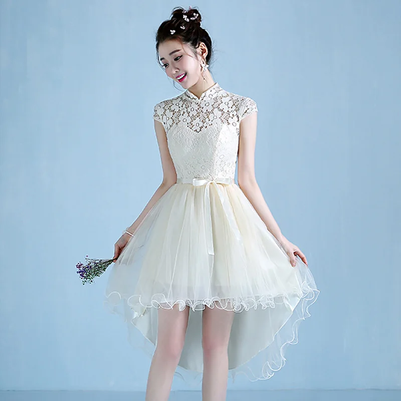 Короткие платья подружки невесты JaneyGao - Color: stype D