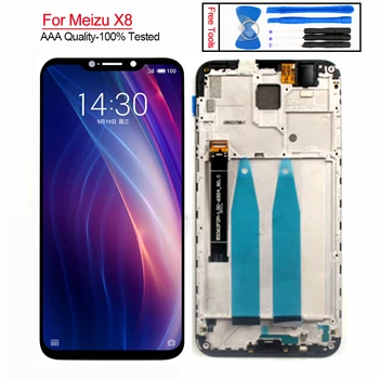 

New For Meizu X8 LCD Display Touch Screen Digitizer Assembly with Frame Repair for Meizu X8 X 8 Phone 6.2inch