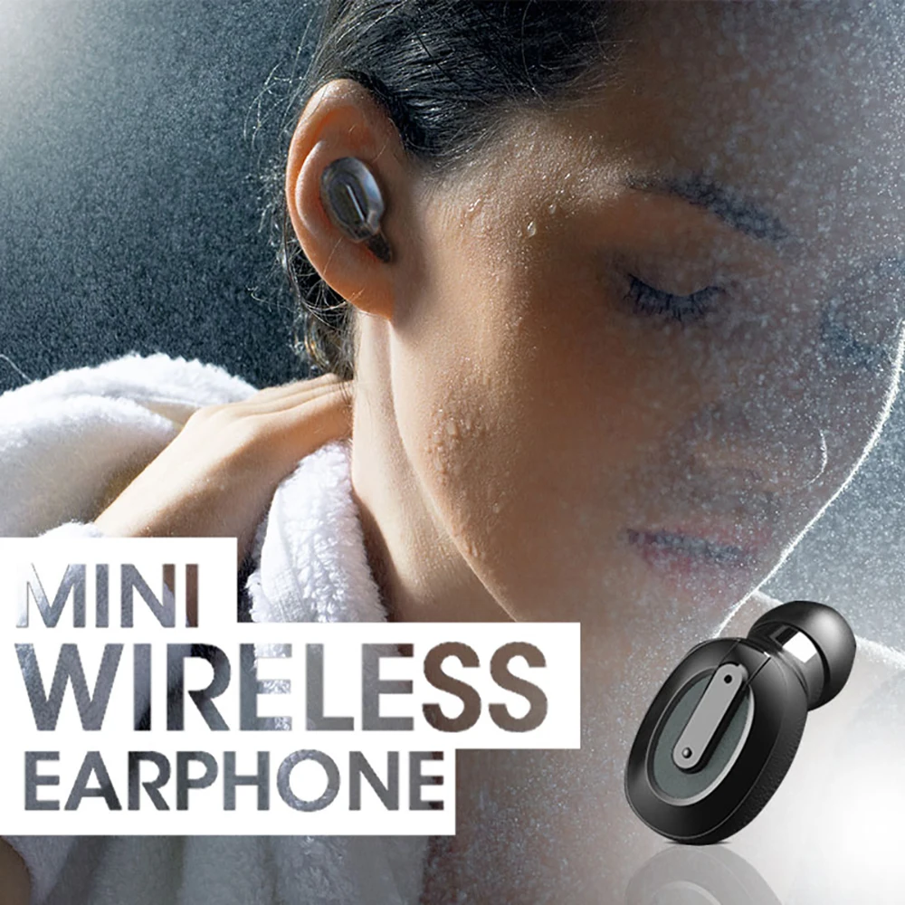 Mini Bluetooth 5 0 Monaural Earphone Mini Wireless Earbud Stereo Earphone IPX5 Waterproof Earbud for Xiaomi iPhone IOS Android