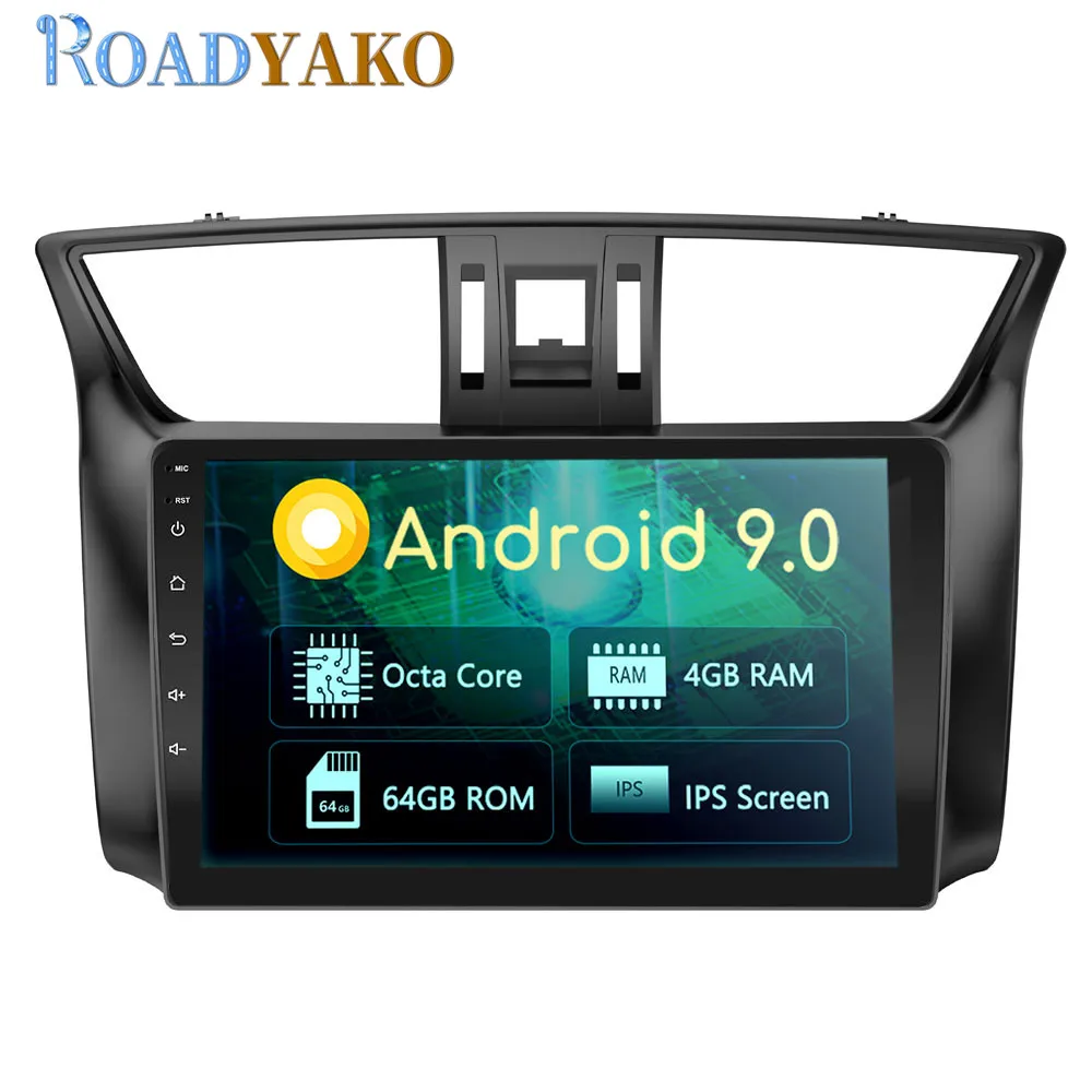 Автомагнитола 2 Din для Nissan Sylphy Sentra Pulsar 10 1-2012 2016 дюйма Android с радио GPS-навигацией