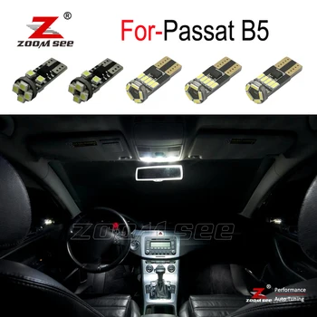 

11x LED front dome bulb + rear dome lights + vanity mirror lamp + Trunk interior light Kit for passat B5 (97-05)