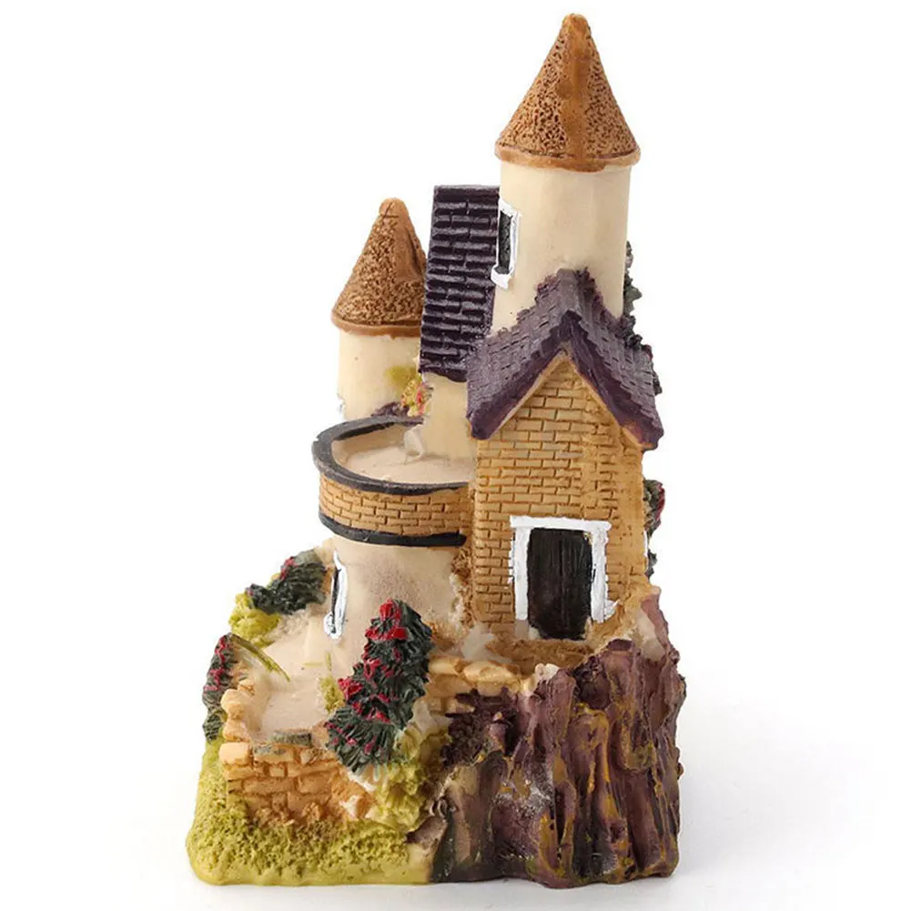 Miniature House Fairy Garden Micro Landscape Home Decoration Resin Craft Decor Resin Ornaments Resin Handicraft Ornaments