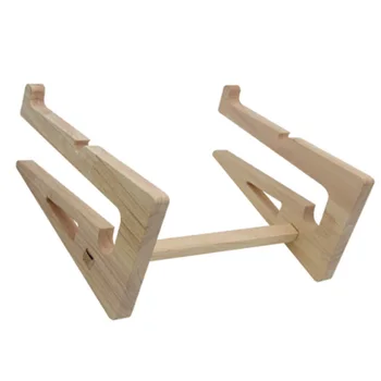 

Laptop PAD Bracket Bracket Wooden Dormitory Laptop Desktop Heightening Rack Cooling Base Lifting Plate Pad
