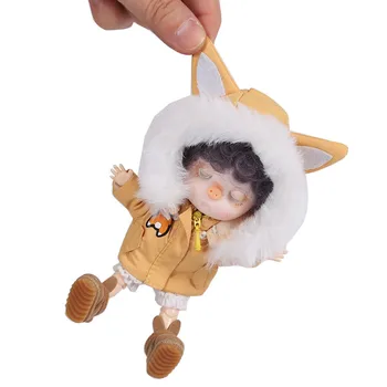 

1:12 Scale Doll Clothes Cute Down Jacket for OB11, Obitsu 11, Molly, 1/12 BJD Doll Clothes Accessories for Dolls Gift for Girls