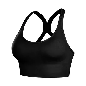 

Fitness Seamless Bra Women Sexy Push Up Hollow Backless Design Breathable Bras Underwear Comfortable Adjustable Shockproof