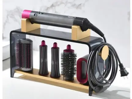 

Curling Bar Receiving Frame Vertical Drill-Free Dyson Hair Moulding Machine Countertop Placement Frame Support Household
