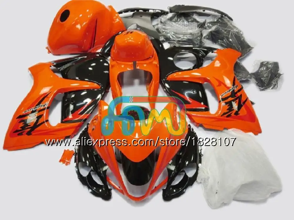 No. 23 Orange Жемчуг зеленый впрыска топлива для SUZUKI Hayabusa GSXR-1300 GSXR 1300 56BS. 69 GSXR1300 08 09 10 11 12 2008 2009 2010 2011 2012 обтекатель - Цвет: No. 23 Orange