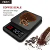 Yieryi 2022 Mini LCD Digital Electronic Drip Coffee Scale with Timer 3kg/5kg/10kg 0.1g Weight Household Drip Scale Timer ► Photo 1/6