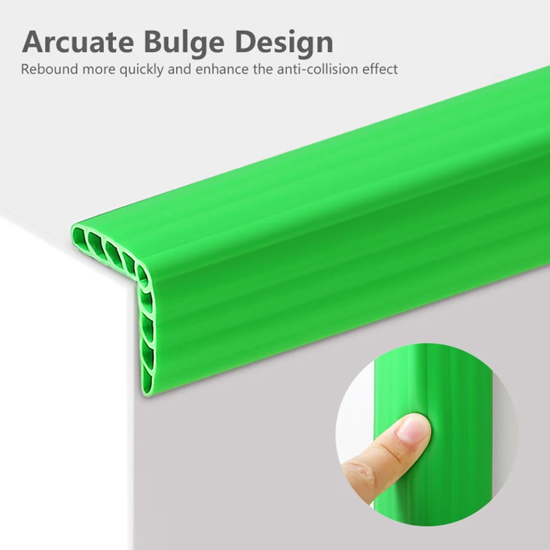 Bumper Strip 3.9ft Corner Protector Baby Proofing Soft PVC Desk Edge Cushion  Outdoor Waterproof Stairs Edge Protector For School