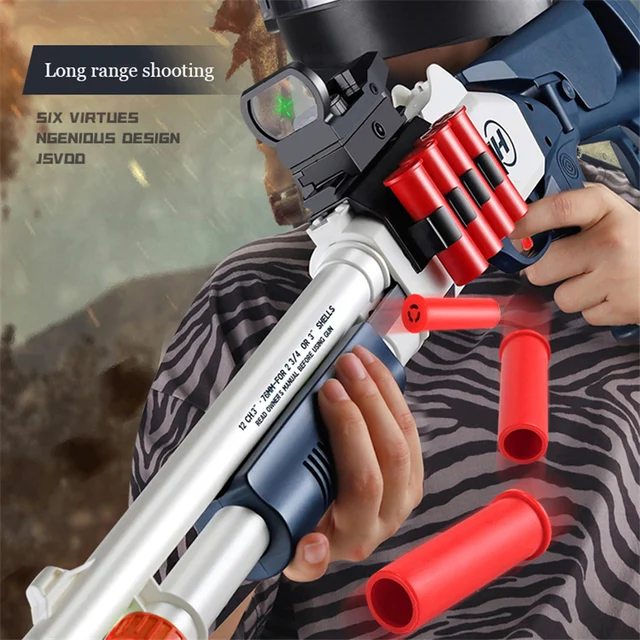 XM1014 Shotgun Spray Toys s686 Shell Throwing Soft Bullet Children Boy Battle Weapon Model Soft Bullet Toy Gun Children Gifts 1