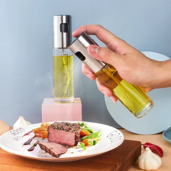 

Kitchen Baking Olive Oil Sprayer Bottle Salad Oil Vinegar Spray Bottles Water Pump Gravy Boats Grill BBQ Sprayer Kitchen Tools