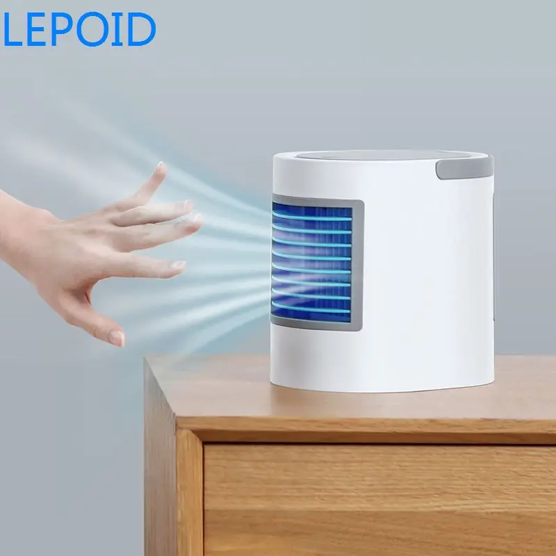 

Lepoid Portable Air Conditioner Wireless Cooler Mini Fan Humidifier System Conditioning Purifier USB Desktop Air Cooler Fan