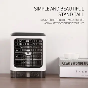

New Mini Portable Air Conditioner Multifunctional USB Plug Desktop Cooler Humidifier Purifier Office Home Refrigeration Fan