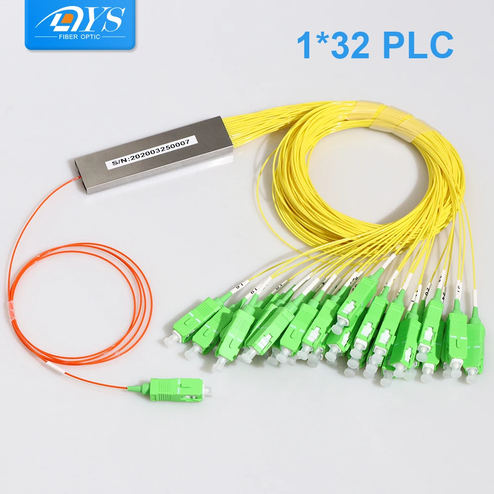 

1*32 FTTH Fiber Optic Splitter PLC Optical Splitter FBT Optical Singlemode Simplex Steel Pipe