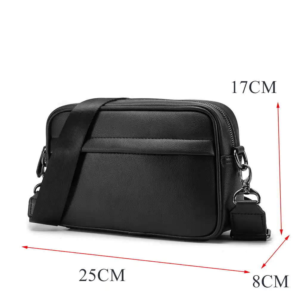 mens vegan messenger bag