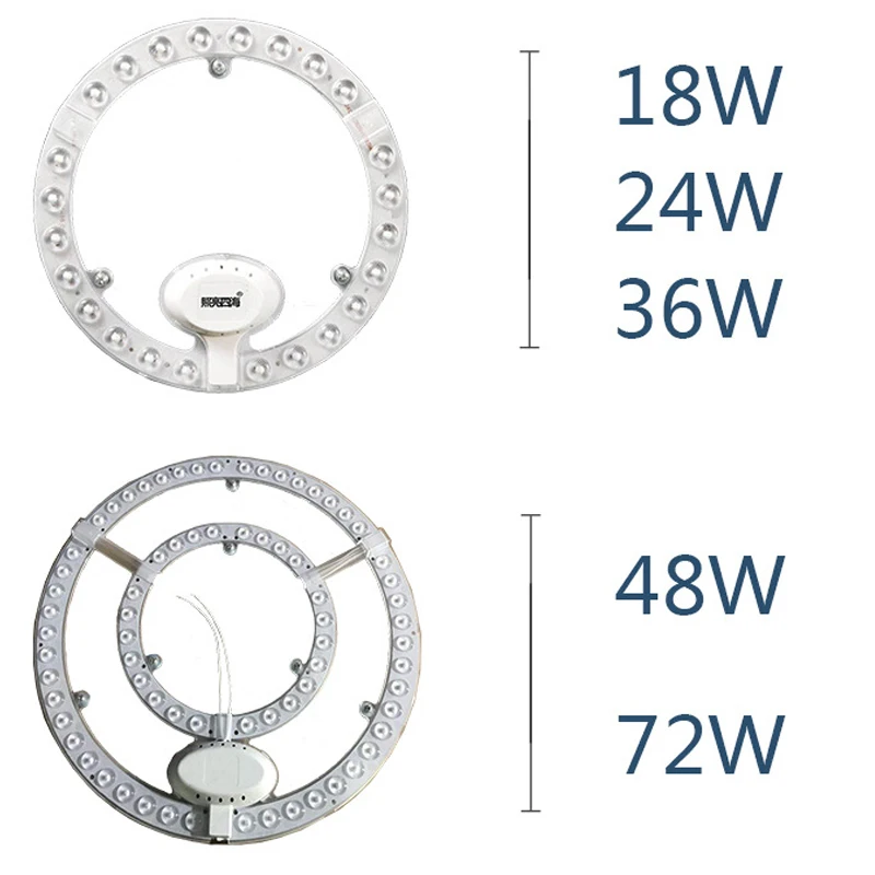 

LED Ceiling lights LED Ceiling Lamp Round Rtrofit Ring Bulb Modified Board Patch Light Plate Wick Energy-saving Light Source led