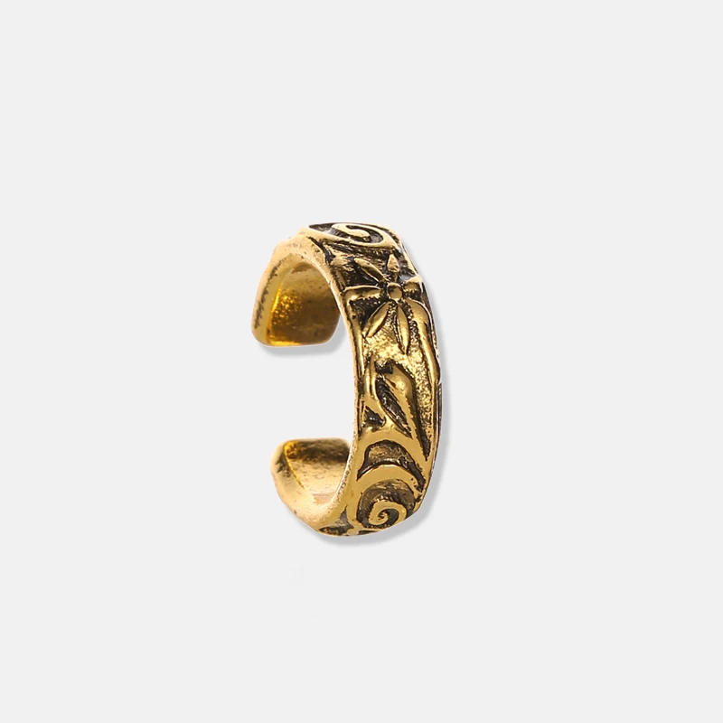 Серьги-клипсы в виде кости уха, модные серьги-клипсы в виде манжет, Индивидуальные Панк серьги-клипсы для женщин, вечерние ювелирные изделия - Окраска металла: 9