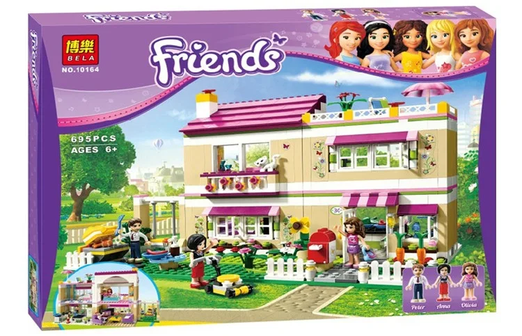 

Olivia's House Building Blocks Model Educational Toys For Children 10164 Compatible Legoinglys Friends Bricks Figure Set