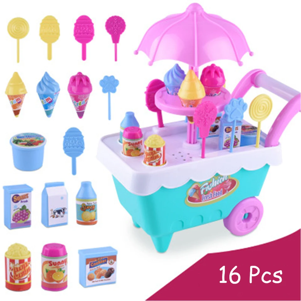 dough ice cream cart playset