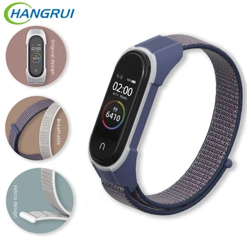 

Mijobs Strap Mi Band 5 Replacement Nylon Loop Bracelet For XiaoMi Mi Band 4 5 Mi5 Correa Wristband Band 5 Wist Watch Pulsera