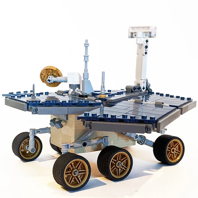 elskerinde anbefale Relativ størrelse MOC Mechanical Spirit Mars Exploration Rover Car Building Blocks Space  Robot Bricks DIY Idea Vehicle Model Toys For Children Kid _ - AliExpress  Mobile