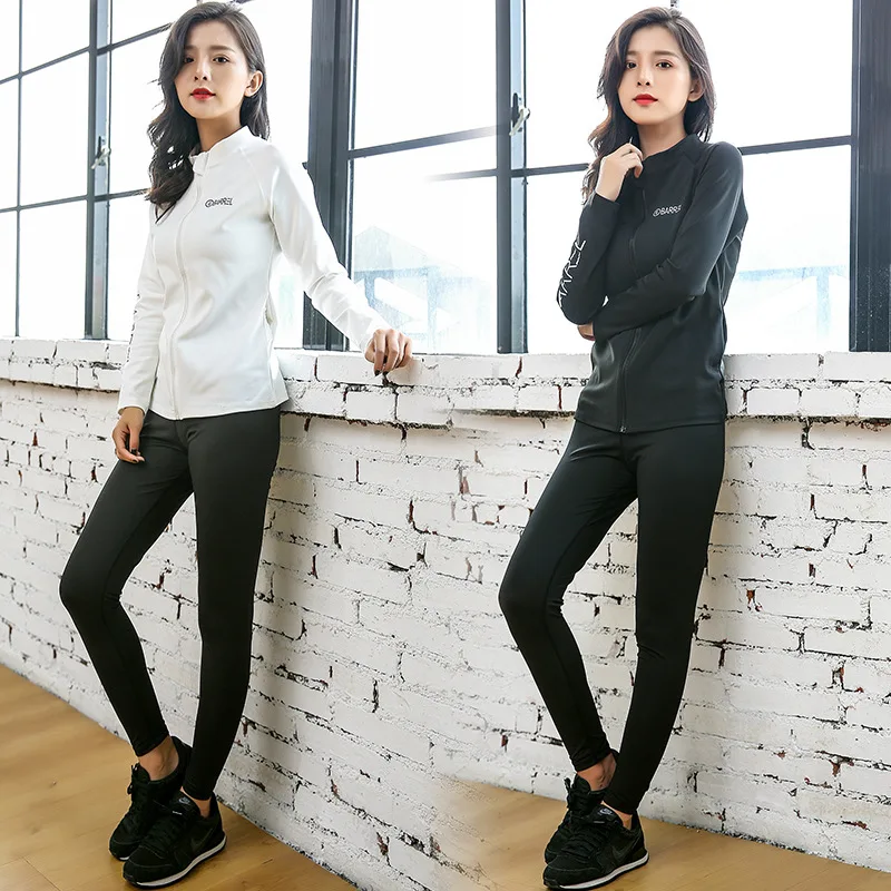 

2019 New Style Yoga Suit Female Spring Summer Sports Fitness Suit Profession Running Slimming Quick Drying Clothes Manufacturers