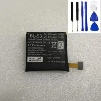 2019 год Новинка 410mAh 3 8 V WH оригинальное качество смарт часы батарея для LG G Uhr W110 W150 BL