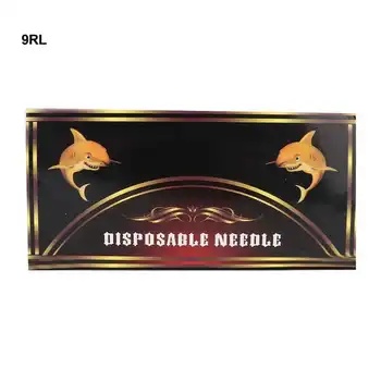 

50Pcs Disposable Sterilized Tattoo Accessory Hand Polished Round liner Stainless Steel Tattoo Accessory 1RL 3RL 5RL 7RL 9RL for