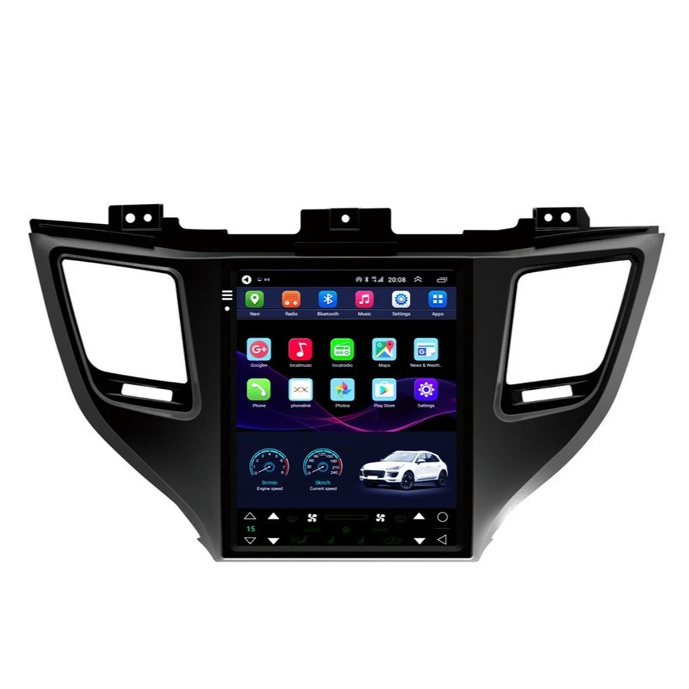 Автомобильный GPS-навигатор для HYUNDAI TUCSON 2015 мультимедийный плеер в стиле Tesla с Bluetooth