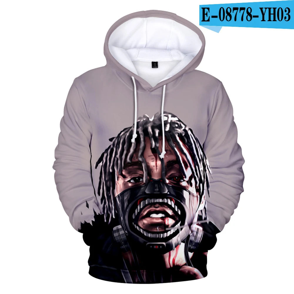 3d Juice Wrld толстовки для мужчин женщин Толстовка Juice Wrld толстовка хип хоп осень зима мужская одежда пуловеры - Цвет: 3d