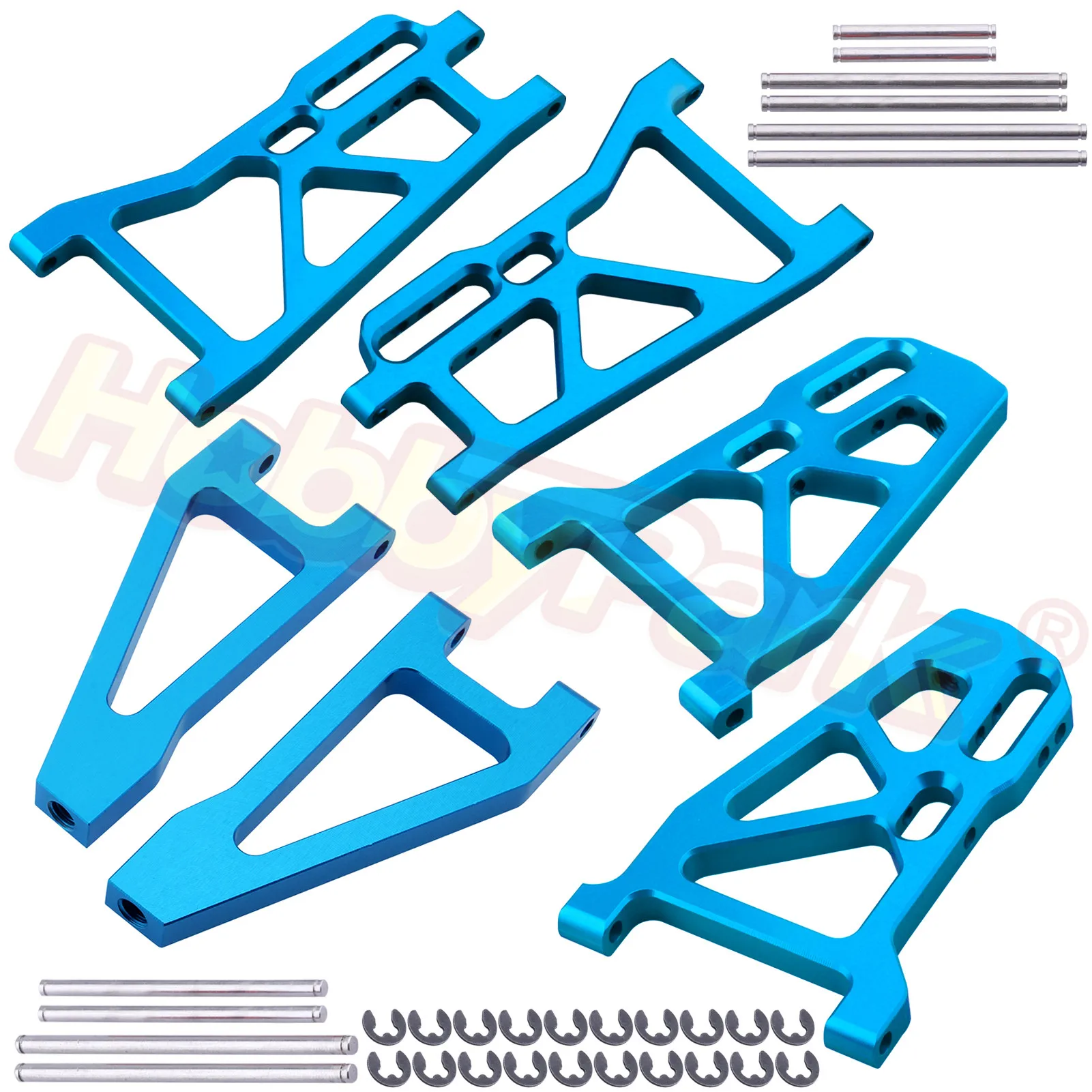 

6 шт., Комплект алюминиевых подвесных рычагов 513006 513007 513008 для FS Racing 1/10, Monster Truck 51805, FS538, 10YW, багги 53625, FS539, 10YW