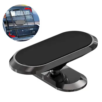 

Universal Magnetic Car Phone Holder 360 Degree Rotating Anti-slip Bracket For 4.0-6.4inch Mobile Phone