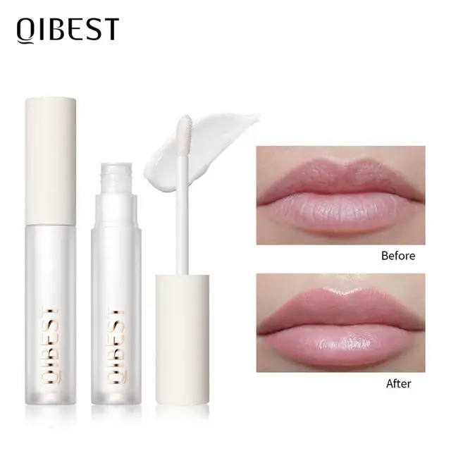 QIBEST Matte Moisturizing Lip Cream Protecting Lips Nourishing Lip Plumper Lip Care Serum Repairing Reduce Nutritious