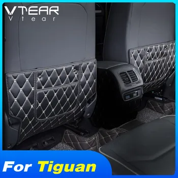 

For VW Tiguan MK2 2019 accessories Car seat back Anti kick mat Interior protection Clean Mat Car Anti-dirty Pad Auto products