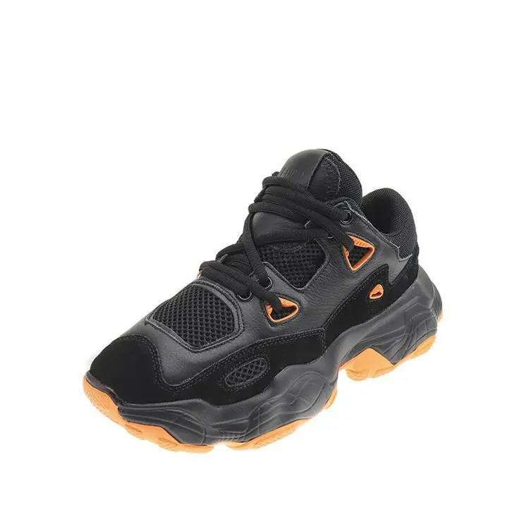 

Women's shoes 2019 spring new breathable mesh sand belt with muffin bottom casual sports shoes