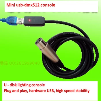 MIMI USB-DMX512 Console USB to DMX Interface Adapter DMX512 Computer Stage Lighting Controller Dimmer Usb Led Dmx512 Interface 10pcs lot usb dmx controller usb martin lightjockey software 5 pin dj controller usb dmx interface disco lighting console
