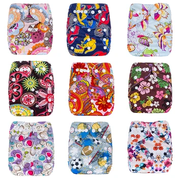 

Waterproof Eco-friendly Diaper Cover Wrap Diapers Cotton Couches Lavables Reusable Cloth Pocket Nappy Diaper