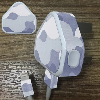 

Free drop shipping Protective Skin Decal Cover Sticker for iphone iPad 3pin charger #TN-IP3JXCDQ-0012