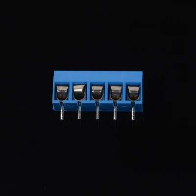 100 шт. KF301-5P KF301-6P 300 В 12A 5 Pin винт синий PCB клеммный блок разъем 5 мм Шаг